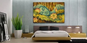 ۵ راهکار استفاده اثر هنری برای اتاق خواب